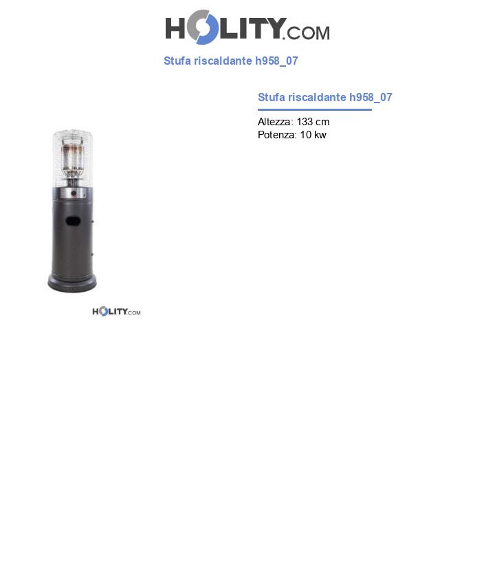 Stufa riscaldante h958_07