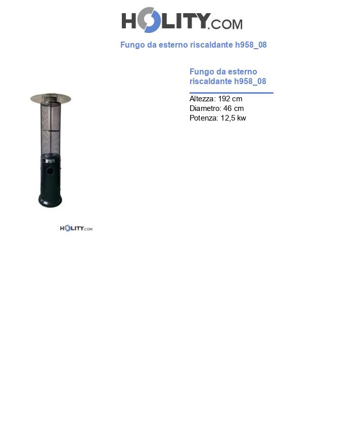 Fungo da esterno riscaldante h958_08
