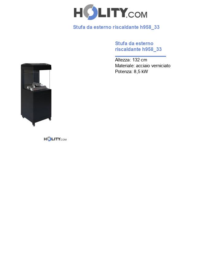 Stufa da esterno riscaldante h958_33
