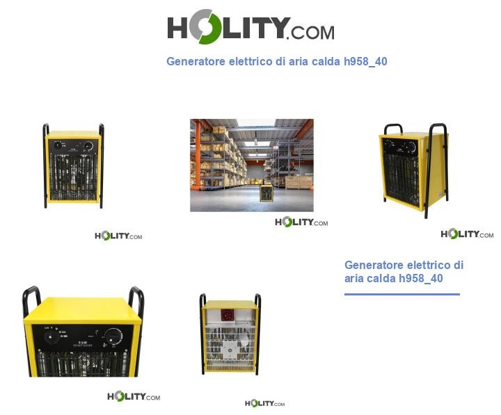 Generatore elettrico di aria calda h958_40