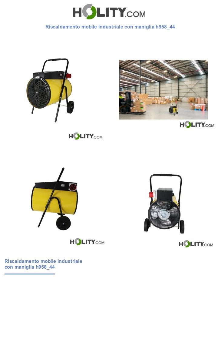 Riscaldamento mobile industriale con maniglia h958_44