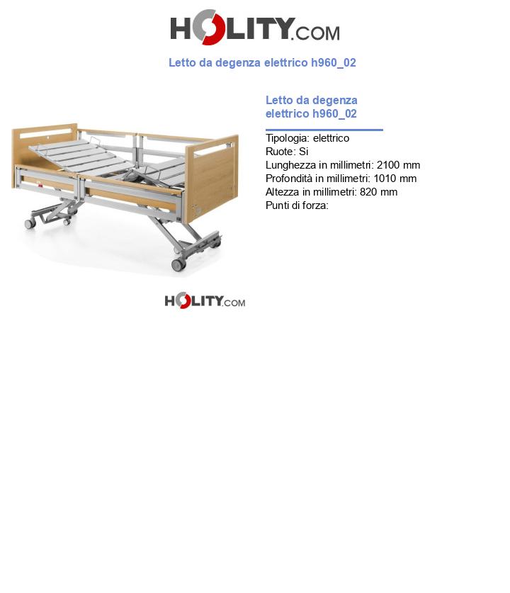 Letto da degenza elettrico h960_02