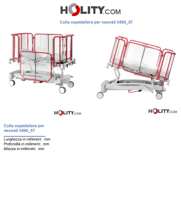 Culla ospedaliera per neonati h960_07
