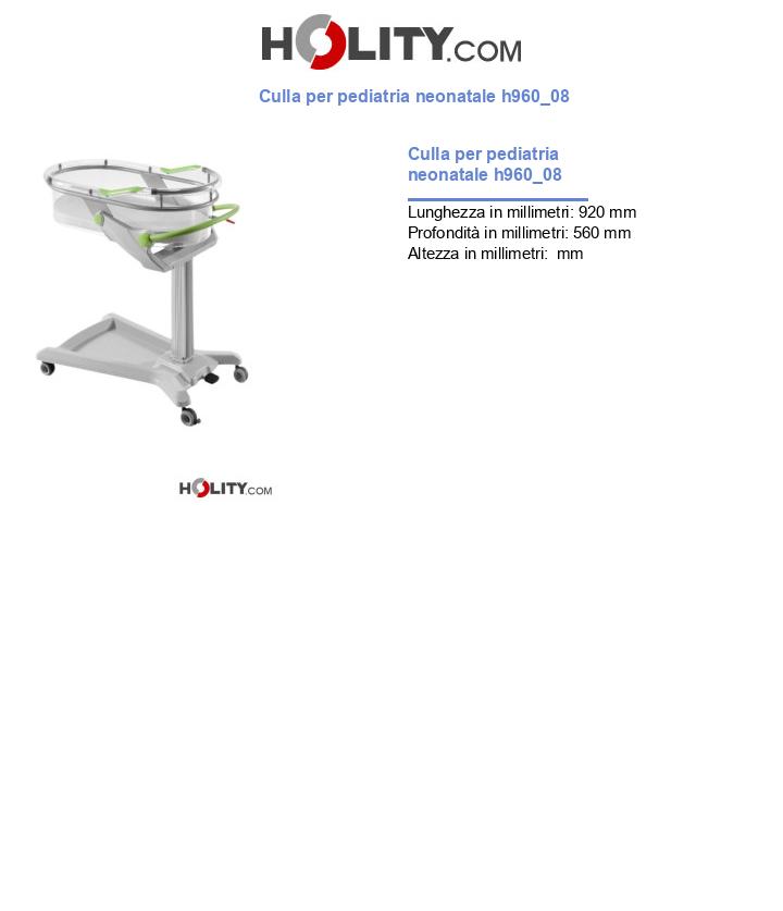 Culla per pediatria neonatale h960_08