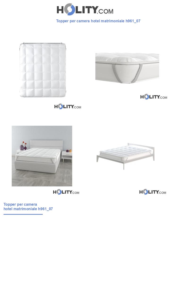 Topper per camera hotel matrimoniale h961_07