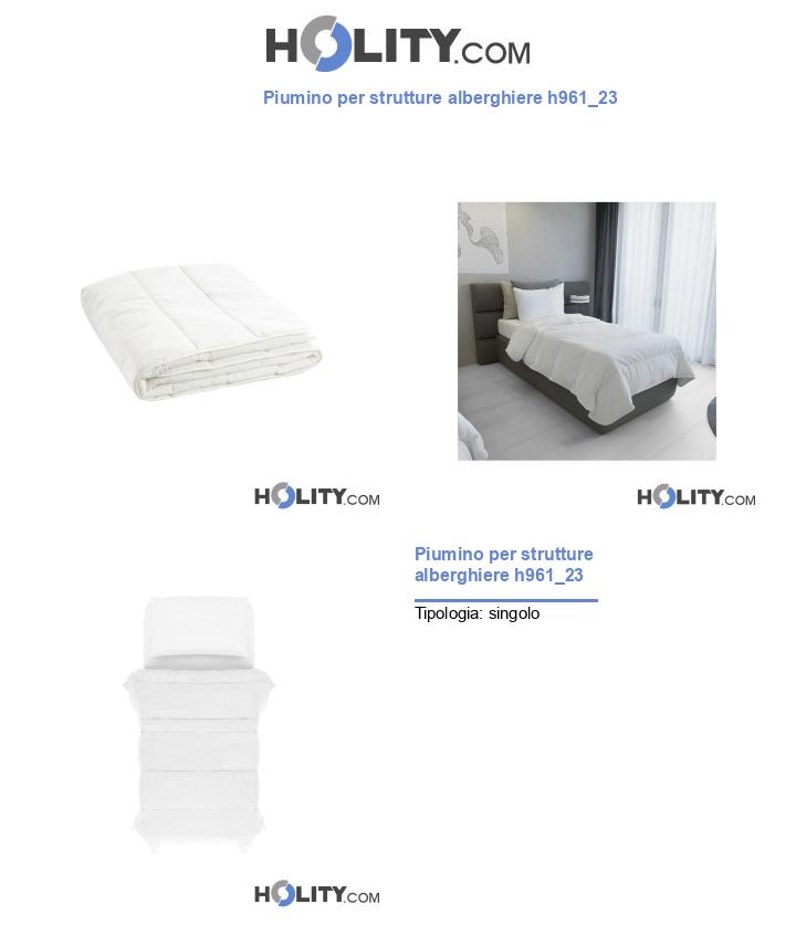 Piumino per strutture alberghiere h961_23