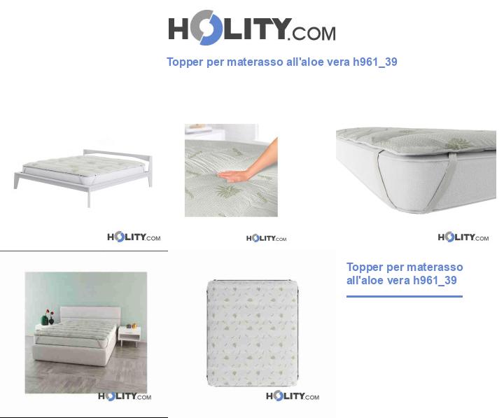 Topper per materasso all'aloe vera h961_39