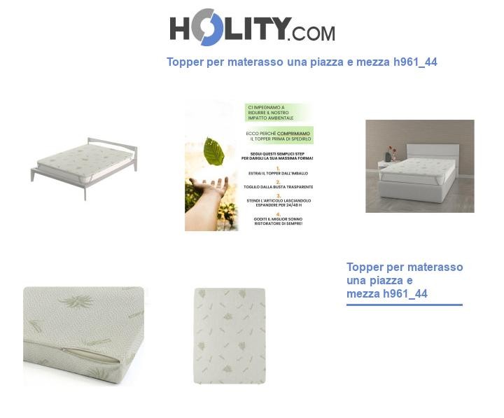 Topper per materasso una piazza e mezza h961_44