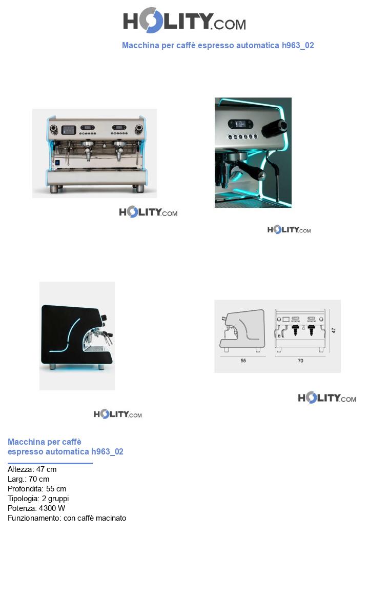 Macchina per caffè espresso automatica h963_02