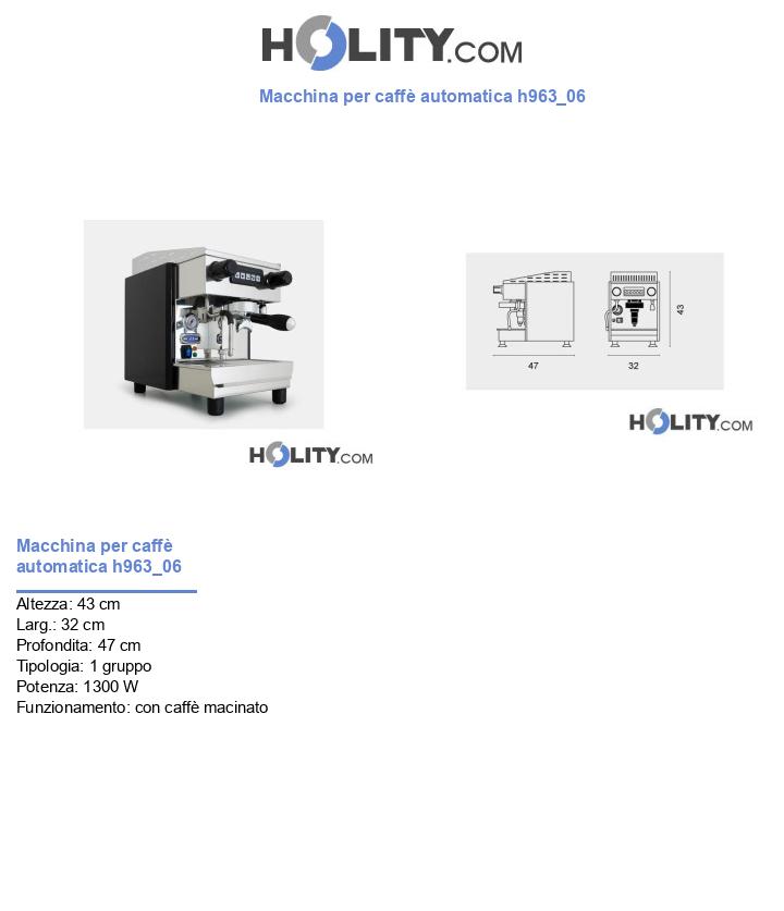 Macchina per caffè automatica h963_06