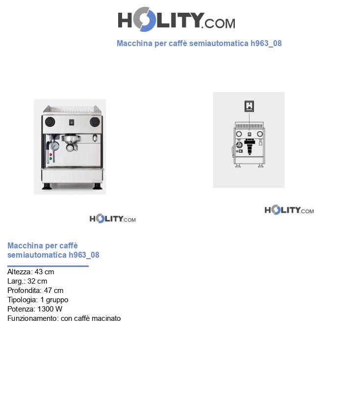 Macchina per caffè semiautomatica h963_08