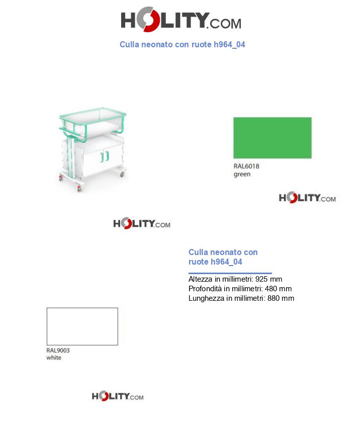 Culla neonato con ruote h964_04