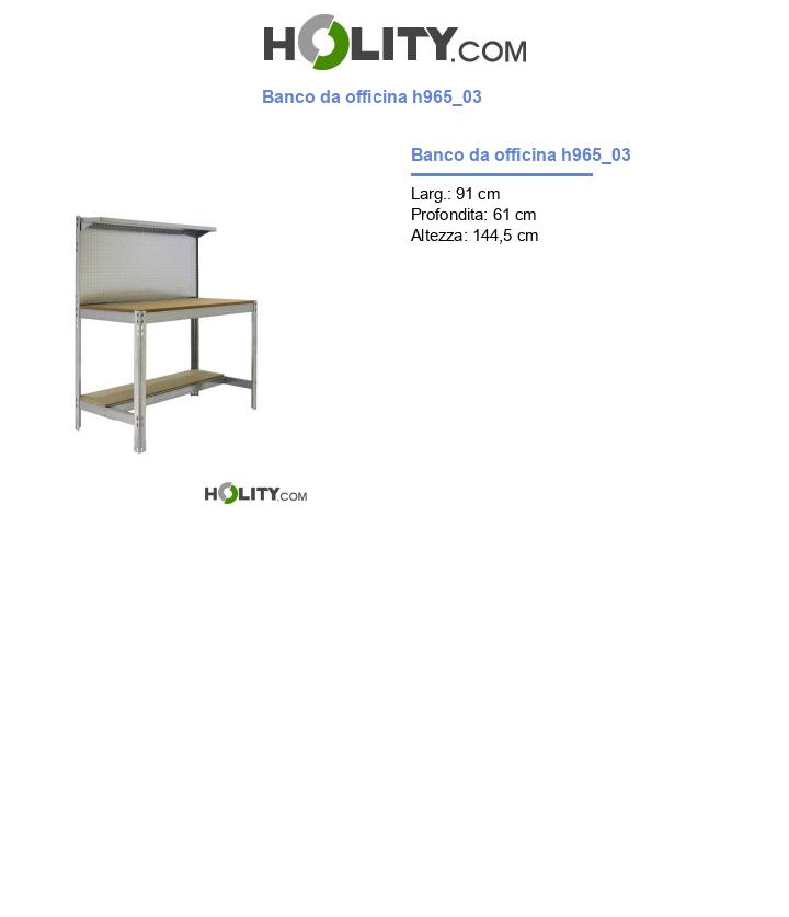 Banco da officina h965_03