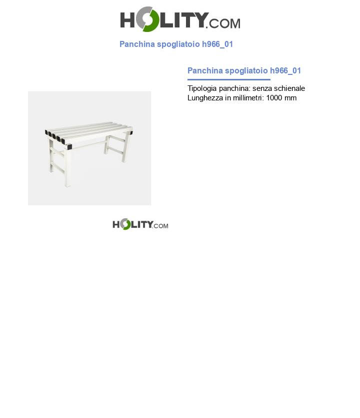 Panchina spogliatoio h966_01