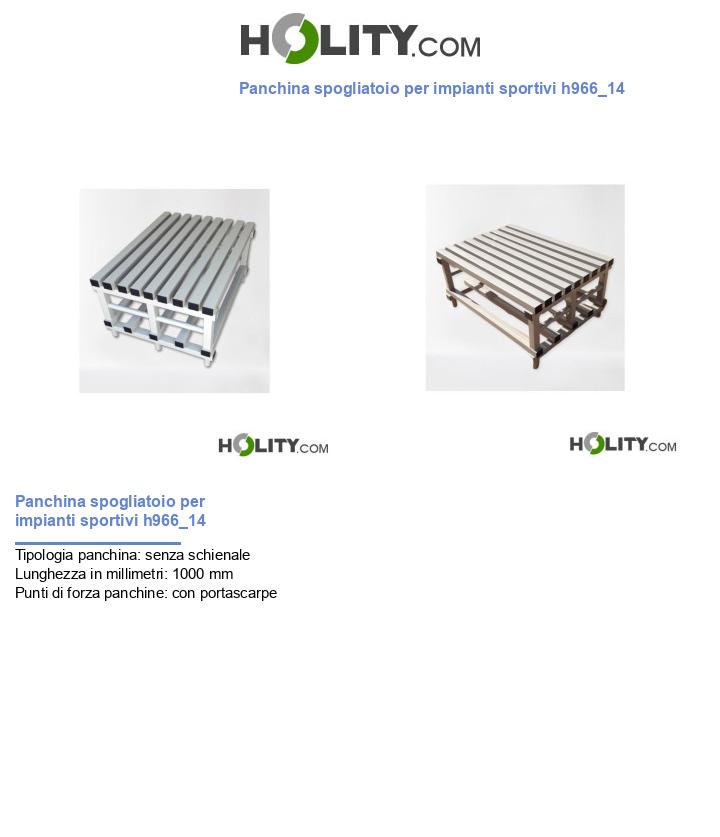 Panchina spogliatoio per impianti sportivi h966_14