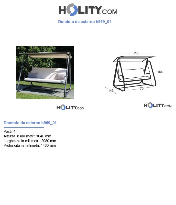 Dondolo da esterno h969_01