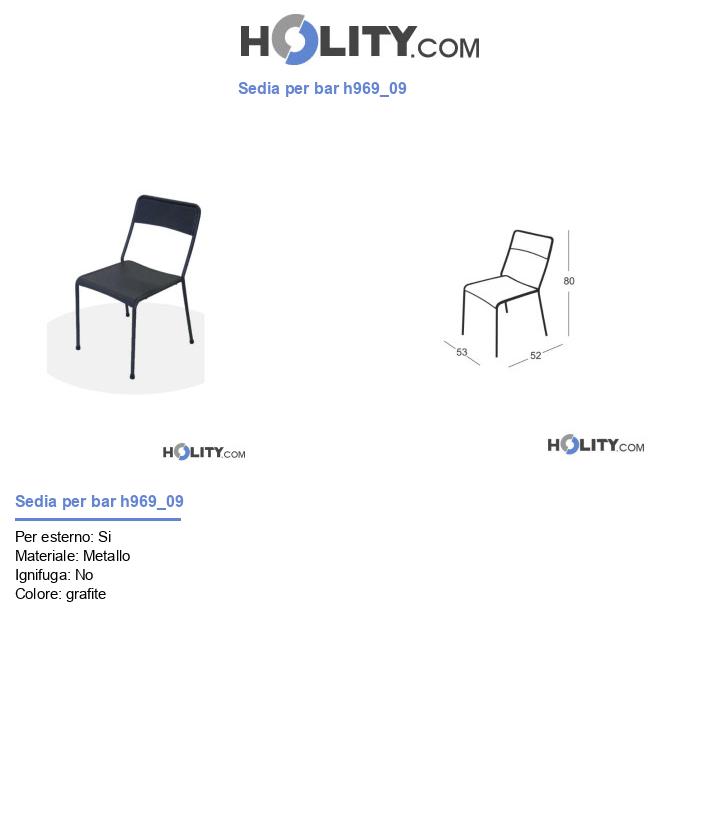 Sedia per bar h969_09