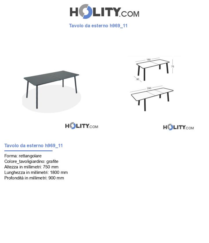 Tavolo da esterno h969_11