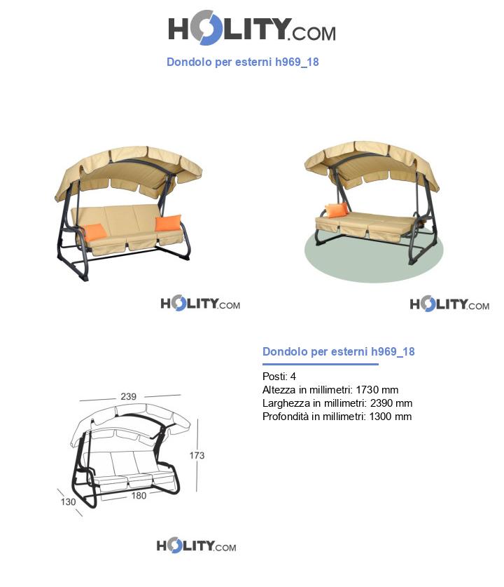 Dondolo per esterni h969_18