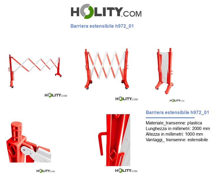 Barriera estensibile h972_01