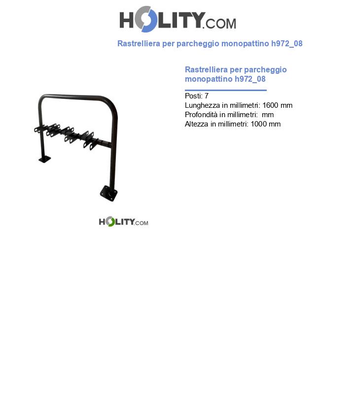 Rastrelliera per parcheggio monopattino h972_08