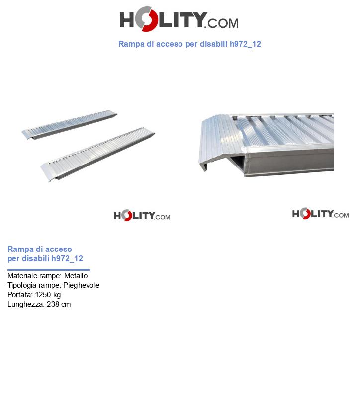 Rampa di acceso per disabili h972_12
