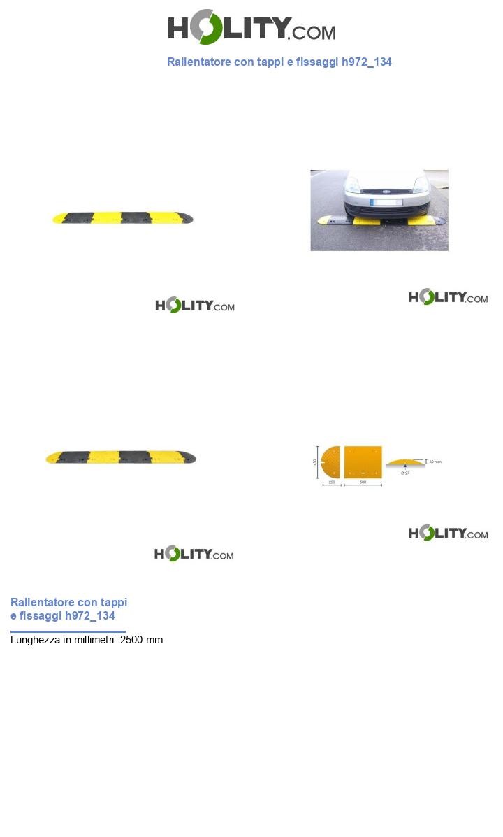 Rallentatore con tappi e fissaggi h972_134