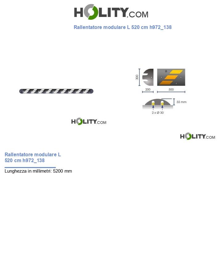 Rallentatore modulare L 520 cm h972_138