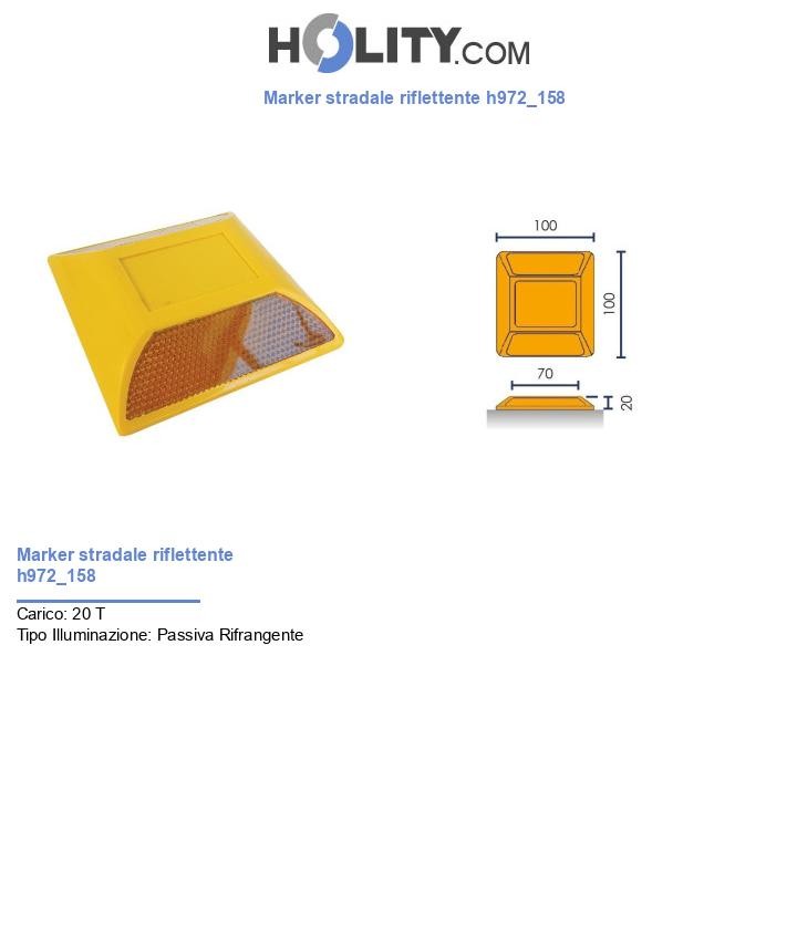 Marker stradale riflettente h972_158