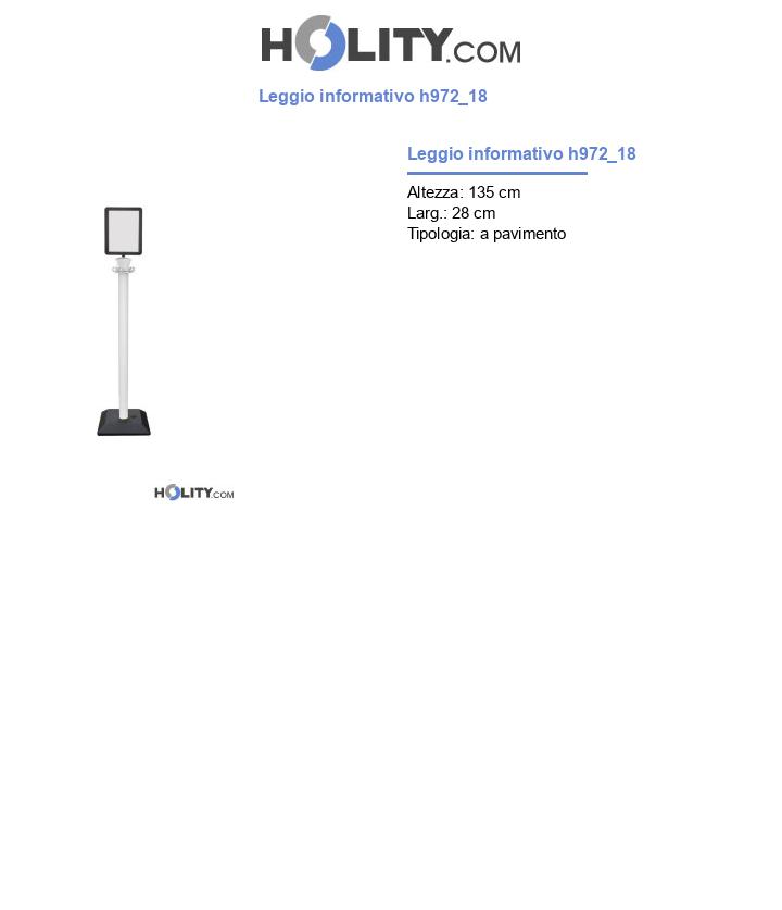 Leggio informativo h972_18