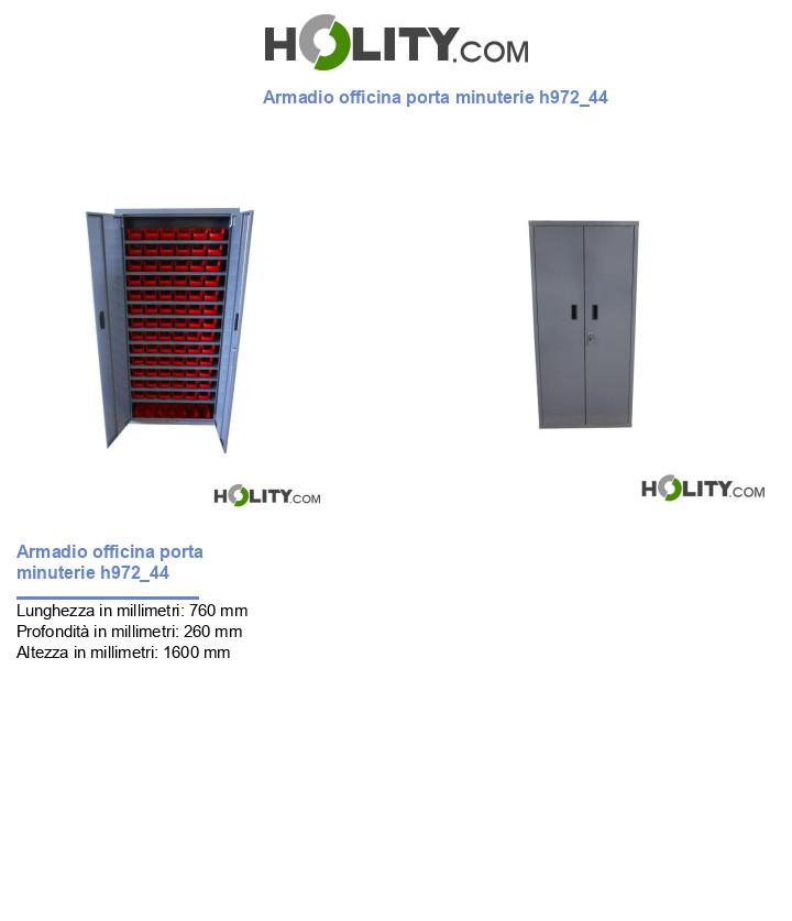 Armadio officina porta minuterie h972_44