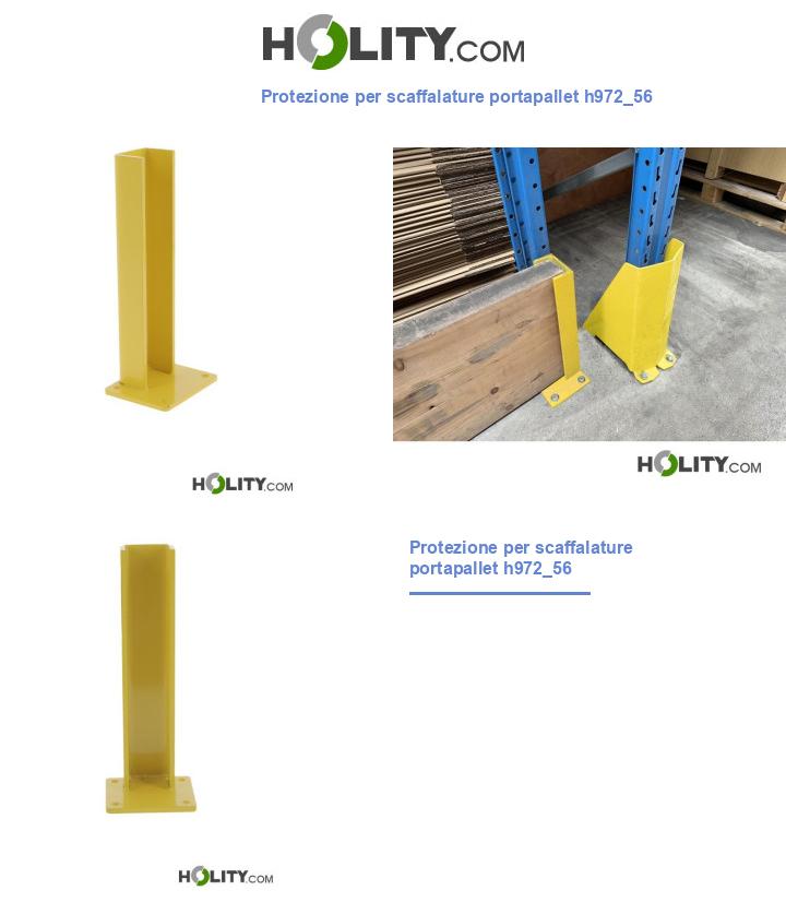 Protezione per scaffalature portapallet h972_56