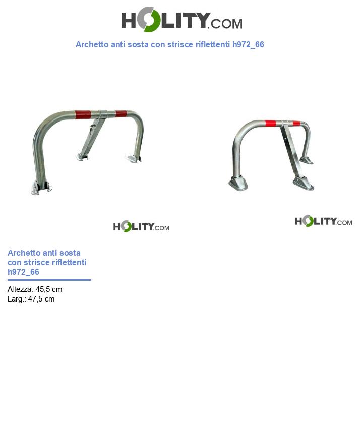 Archetto anti sosta con strisce riflettenti h972_66