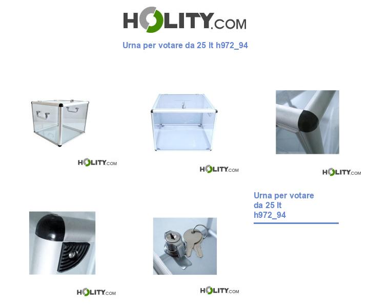 Urna per votare da 25 lt h972_94