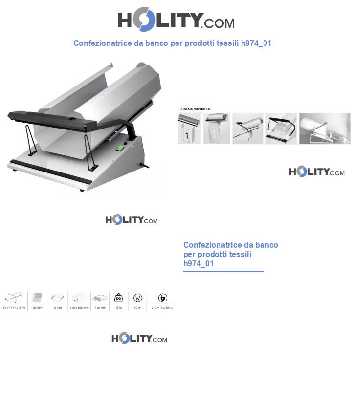 Confezionatrice da banco per prodotti tessili h974_01