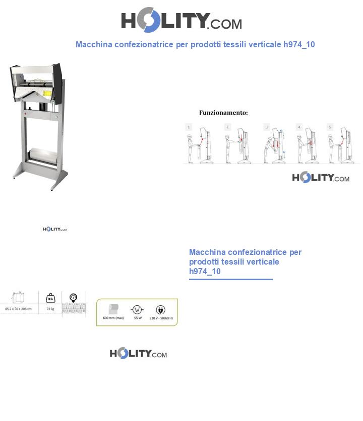 Macchina confezionatrice per prodotti tessili verticale h974_10