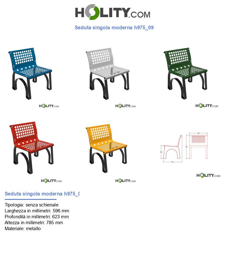 Seduta singola moderna h975_09