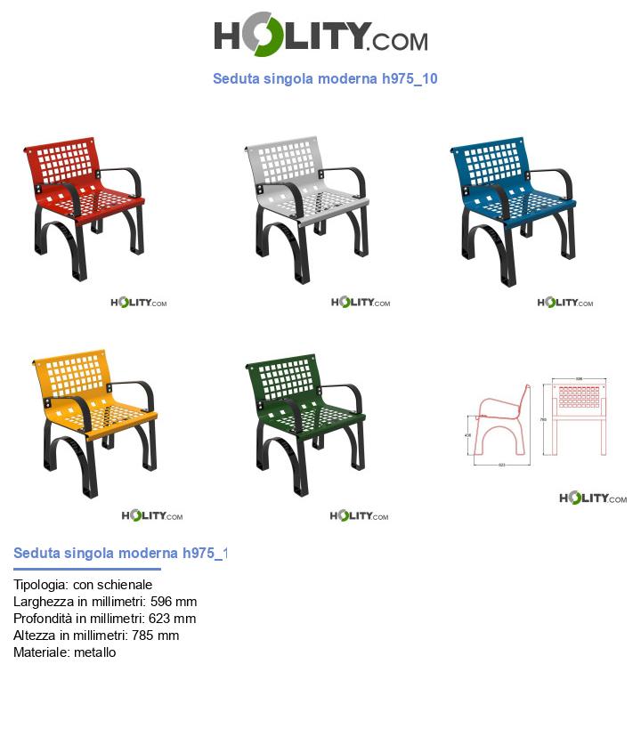 Seduta singola moderna h975_10