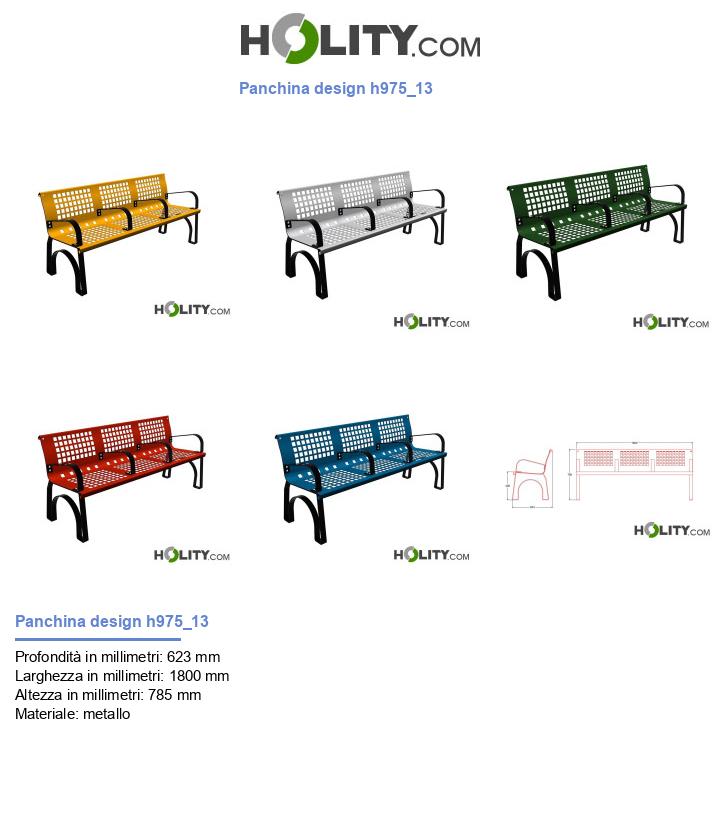 Panchina design h975_13