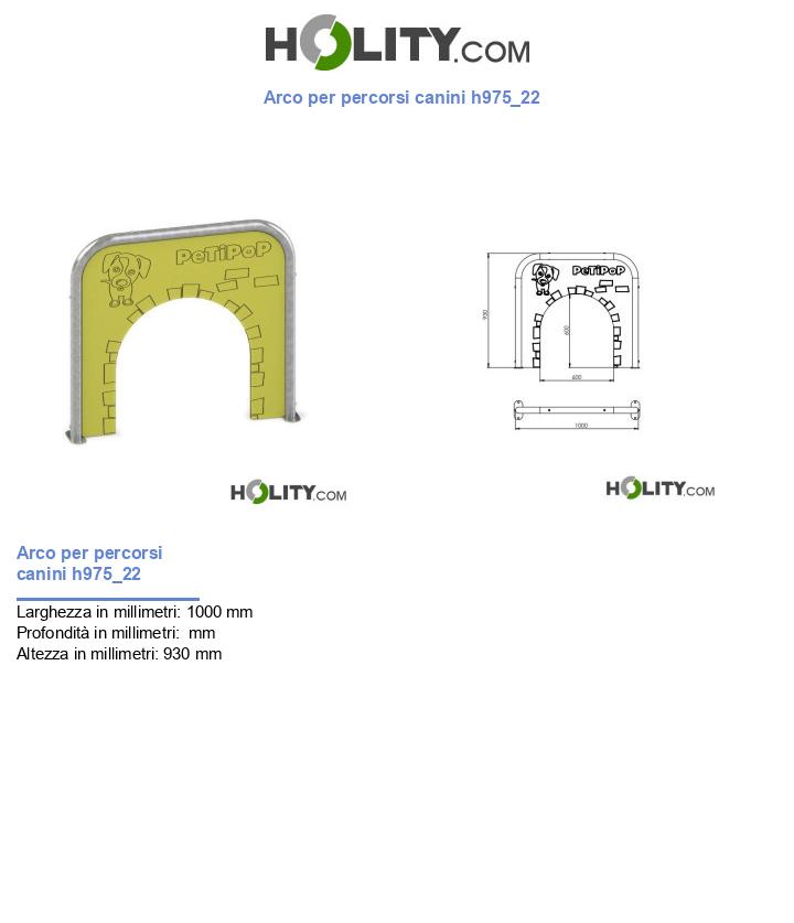 Arco per percorsi canini h975_22