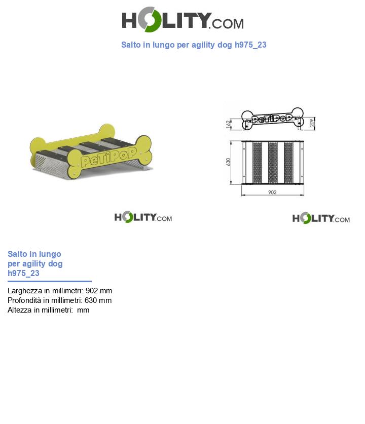 Salto in lungo per agility dog h975_23