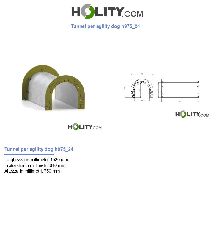 Tunnel per agility dog h975_24
