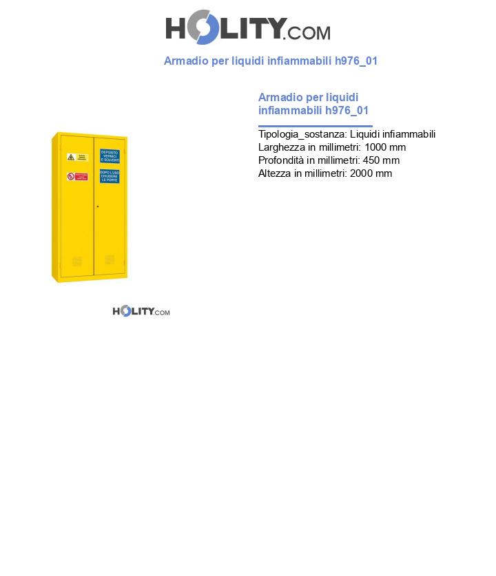 Armadio per liquidi infiammabili h976_01