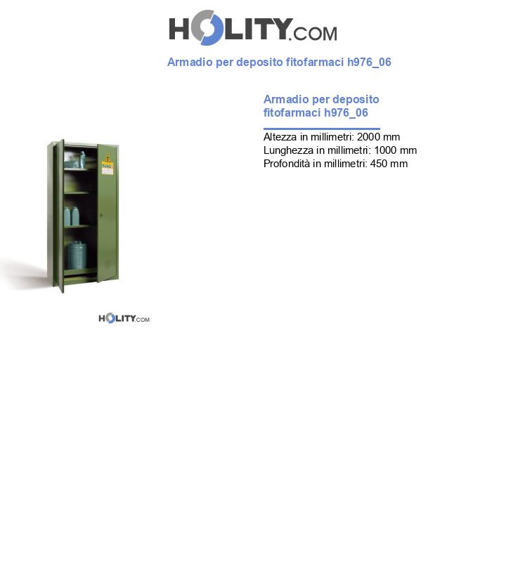 Armadio per deposito fitofarmaci h976_06