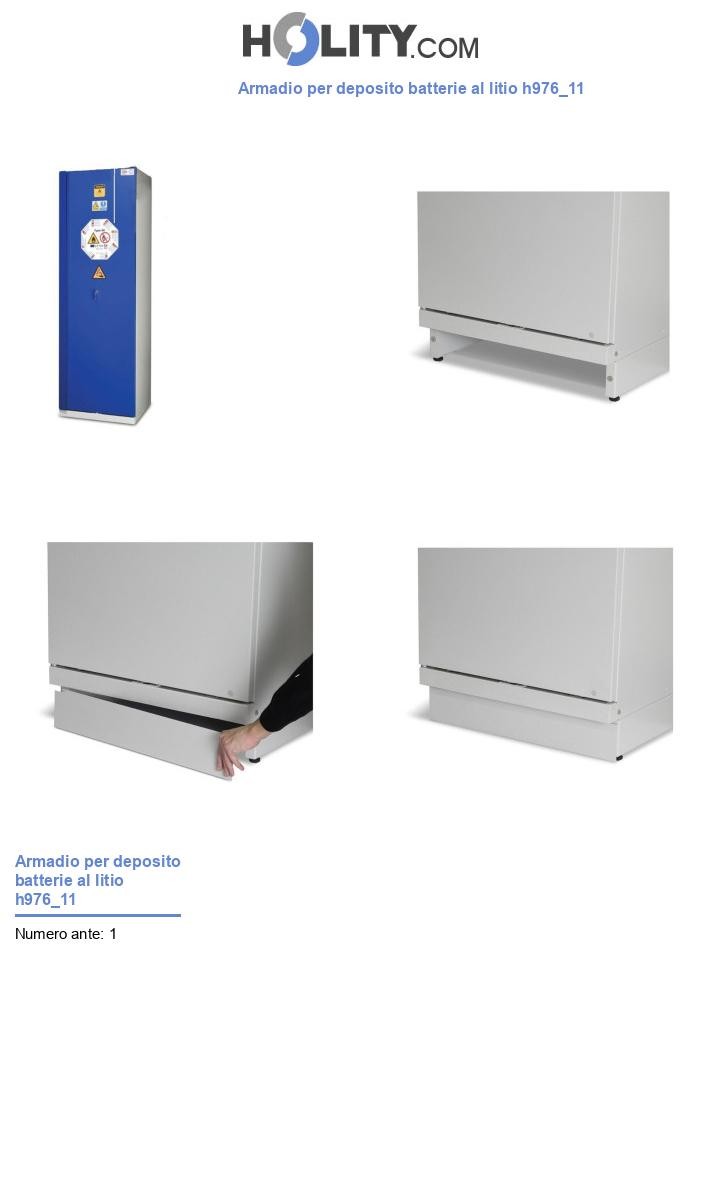 Armadio per deposito batterie al litio h976_11