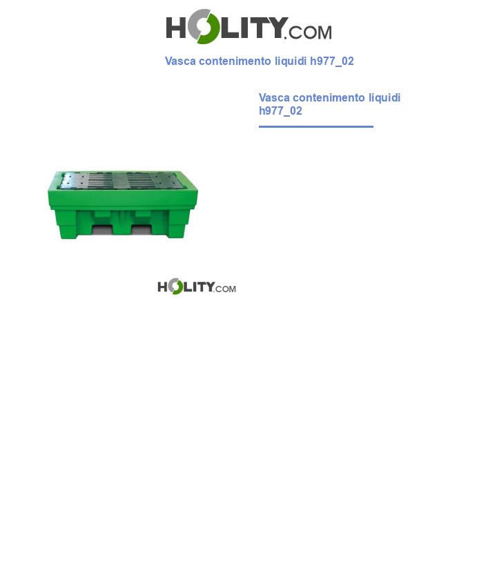 Vasca contenimento liquidi h977_02