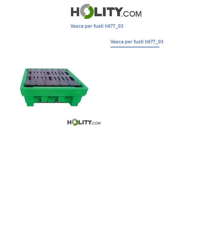Vasca per fusti h977_03