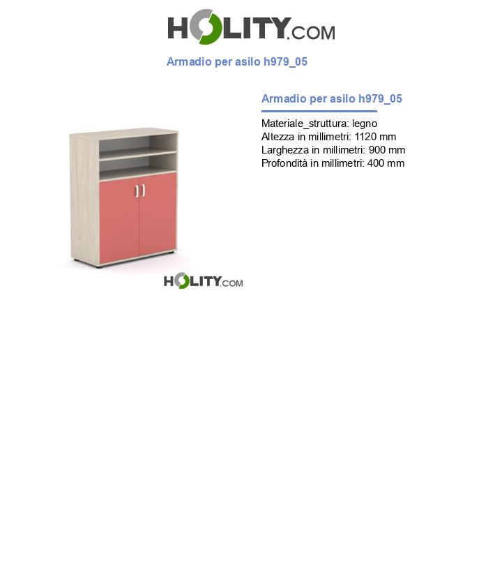 Armadio per asilo h979_05