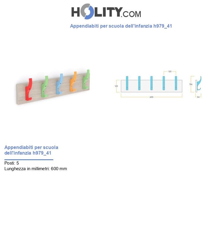 Appendiabiti per scuola dell'infanzia h979_41