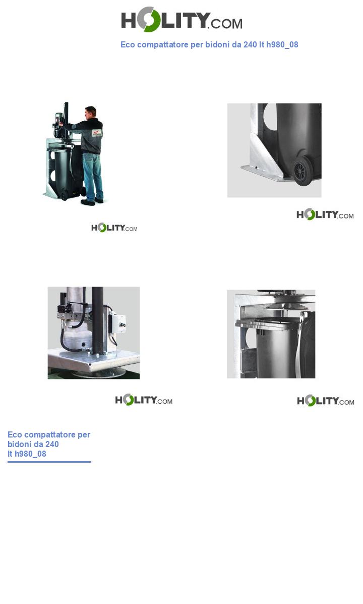 Eco compattatore per bidoni da 240 lt h980_08
